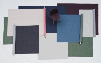 Textile Kvadrat - 3D knitted fabric: Canal, Moraine, Gravel Textile Kvadrat - 3D knitted fabric: Canal, Moraine, Gravel